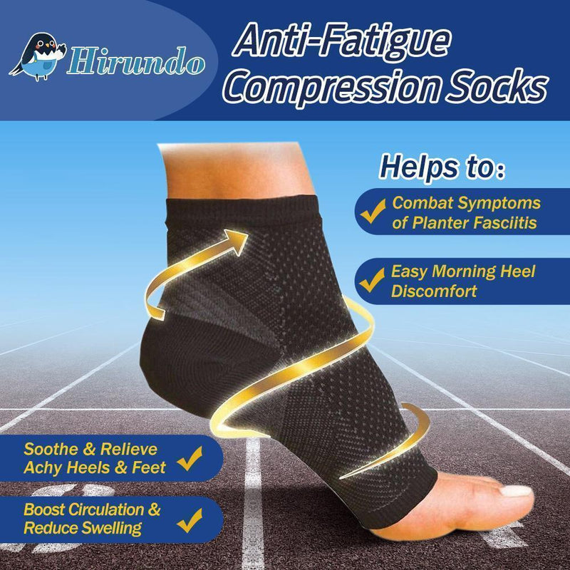 Hirundo Anti-Fatigue Compression Socks, 2 Pairs