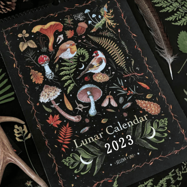 Fairyspark™ 2023 Dark Forest Lunar Calendar